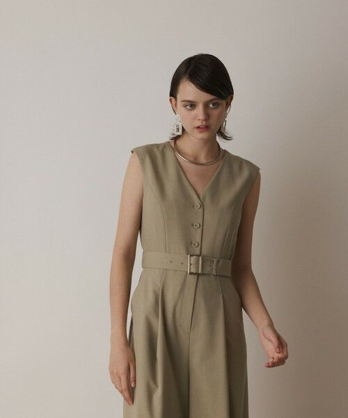 GRACE CONTINENTAL / グレースコンチネンタル サロペット・オールインワン | ベルト付サロペット | 詳細1