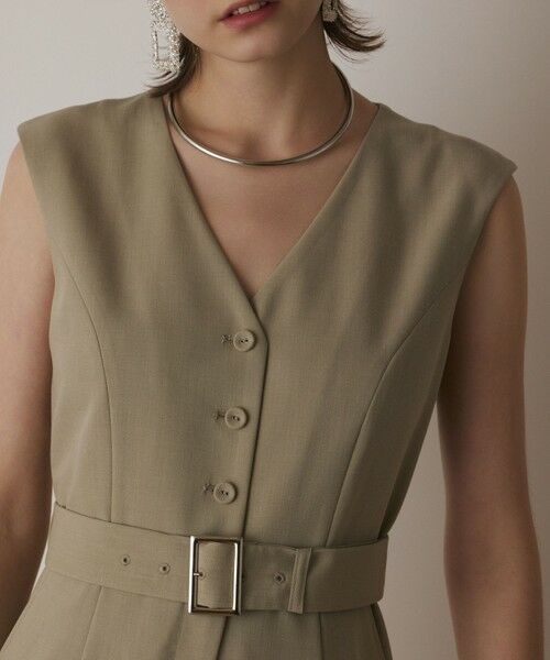 GRACE CONTINENTAL / グレースコンチネンタル サロペット・オールインワン | ベルト付サロペット | 詳細7