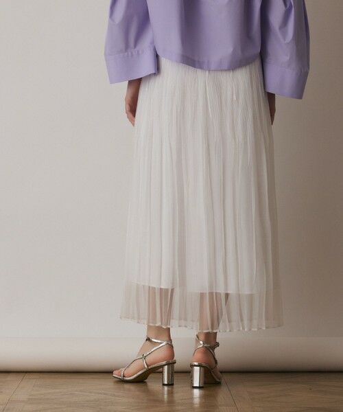 GRACE CONTINENTAL / グレースコンチネンタル ロング・マキシ丈スカート | オーガンスパンコールスカート | 詳細3