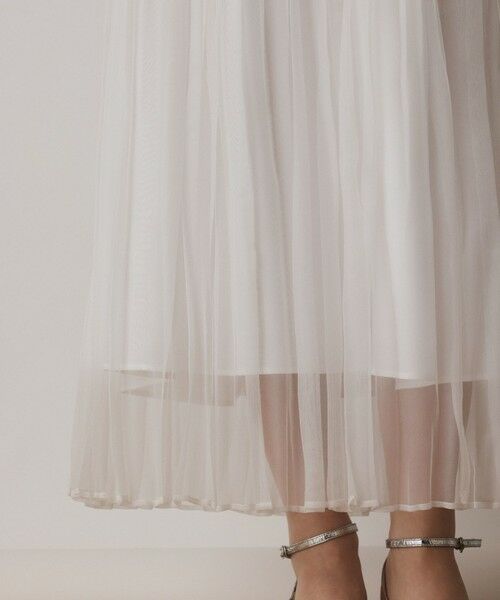 GRACE CONTINENTAL / グレースコンチネンタル ロング・マキシ丈スカート | オーガンスパンコールスカート | 詳細4