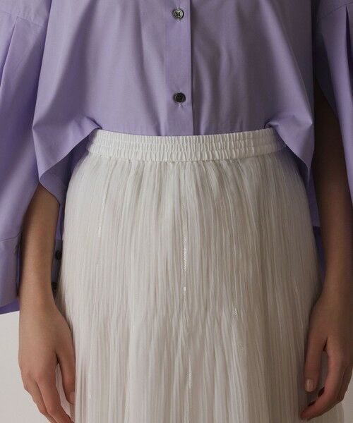 GRACE CONTINENTAL / グレースコンチネンタル ロング・マキシ丈スカート | オーガンスパンコールスカート | 詳細5