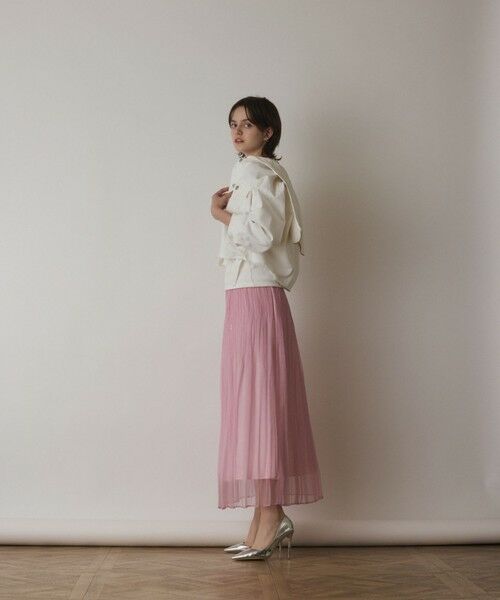 GRACE CONTINENTAL / グレースコンチネンタル ロング・マキシ丈スカート | オーガンスパンコールスカート | 詳細14
