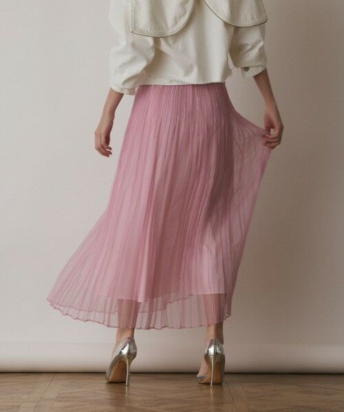 GRACE CONTINENTAL / グレースコンチネンタル ロング・マキシ丈スカート | オーガンスパンコールスカート | 詳細16