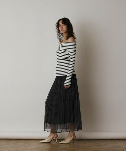 GRACE CONTINENTAL / グレースコンチネンタル ロング・マキシ丈スカート | オーガンスパンコールスカート | 詳細21