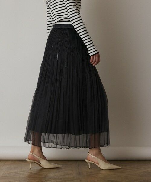 GRACE CONTINENTAL / グレースコンチネンタル ロング・マキシ丈スカート | オーガンスパンコールスカート | 詳細22