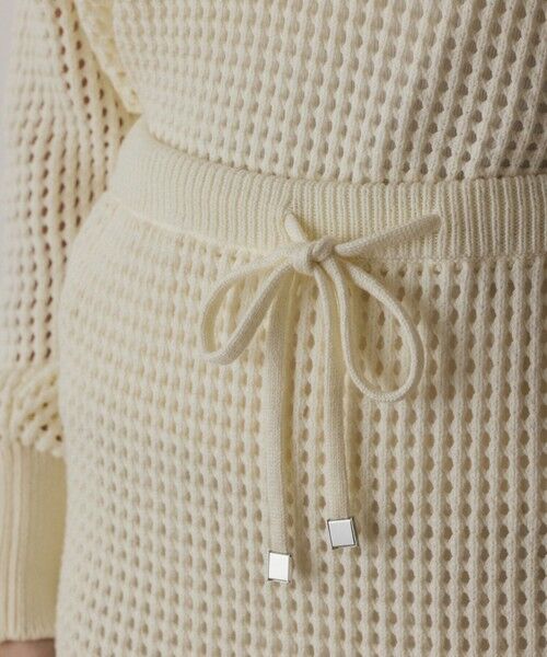 GRACE CONTINENTAL / グレースコンチネンタル ミニ・ひざ丈スカート | メッシュタイトニットスカート | 詳細4