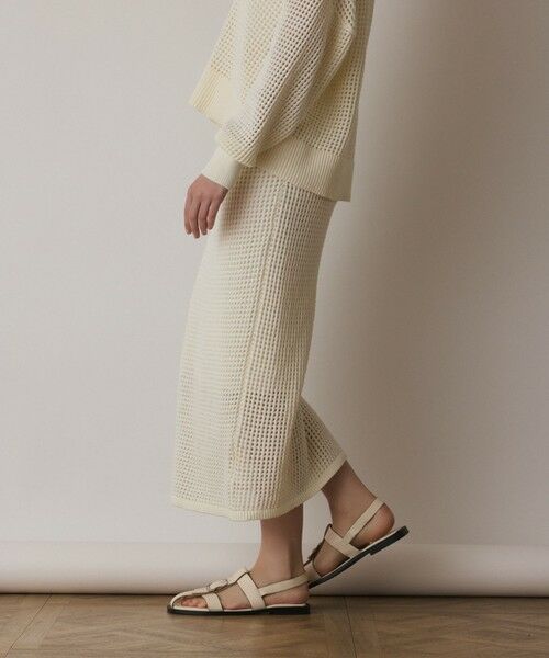 GRACE CONTINENTAL / グレースコンチネンタル ミニ・ひざ丈スカート | メッシュタイトニットスカート | 詳細6