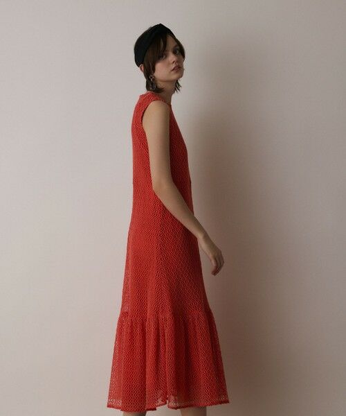 GRACE CONTINENTAL / グレースコンチネンタル ロング・マキシ丈ワンピース | メッシュロングワンピース | 詳細15