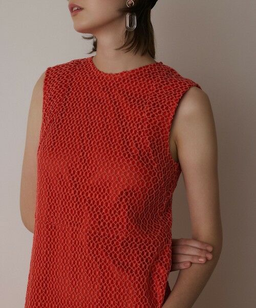 GRACE CONTINENTAL / グレースコンチネンタル ロング・マキシ丈ワンピース | メッシュロングワンピース | 詳細19