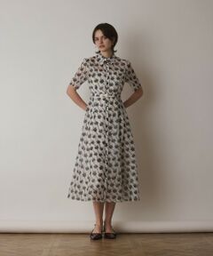 セール】 フリルチュールサテンキャミワンピース （ロング