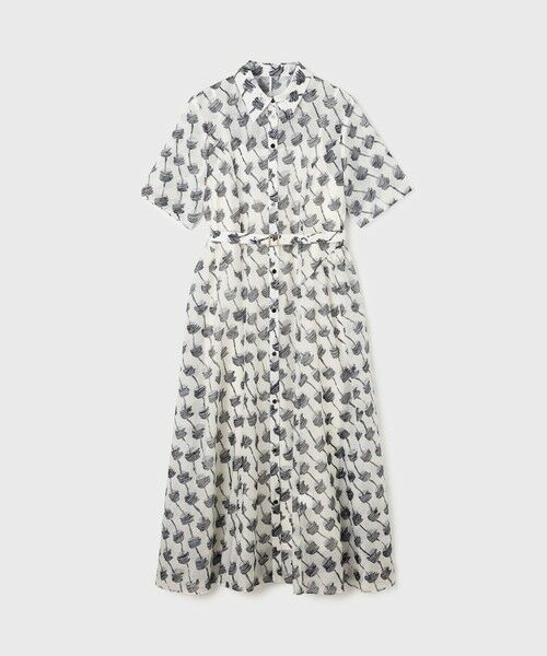 GRACE CONTINENTAL / グレースコンチネンタル ロング・マキシ丈ワンピース | ドローイングプリントワンピース | 詳細10