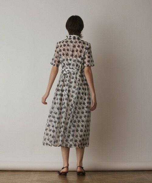 GRACE CONTINENTAL / グレースコンチネンタル ロング・マキシ丈ワンピース | ドローイングプリントワンピース | 詳細2