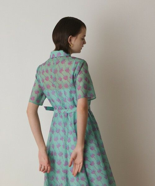 GRACE CONTINENTAL / グレースコンチネンタル ロング・マキシ丈ワンピース | ドローイングプリントワンピース | 詳細15