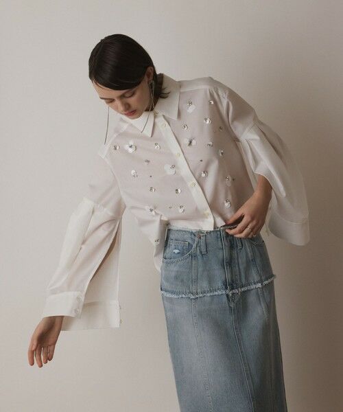 GRACE CONTINENTAL / グレースコンチネンタル シャツ・ブラウス | ビジューシャツ | 詳細11