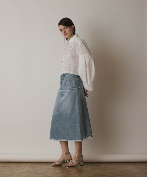 GRACE CONTINENTAL / グレースコンチネンタル シャツ・ブラウス | ビジューシャツ | 詳細2