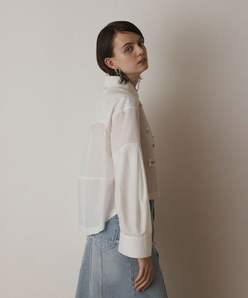 GRACE CONTINENTAL / グレースコンチネンタル シャツ・ブラウス | ビジューシャツ | 詳細5