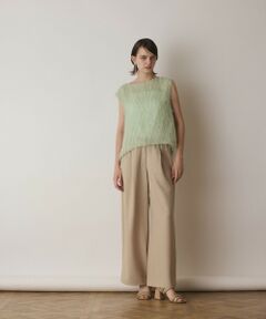 GRACE CONTINENTAL / グレースコンチネンタル カットソー | フリンジギャザートップ