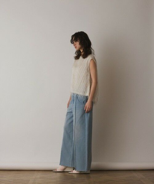 GRACE CONTINENTAL / グレースコンチネンタル カットソー | フリンジギャザートップ | 詳細3