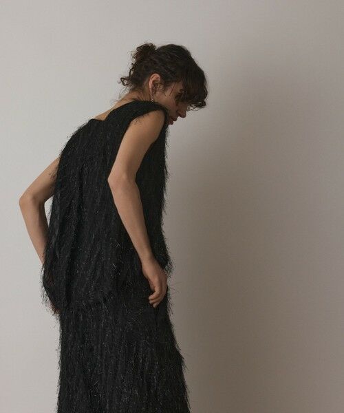 GRACE CONTINENTAL / グレースコンチネンタル カットソー | フリンジギャザートップ | 詳細20