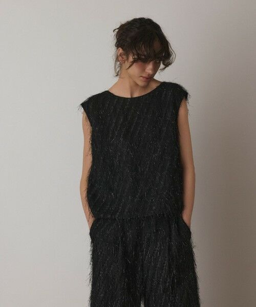 GRACE CONTINENTAL / グレースコンチネンタル カットソー | フリンジギャザートップ | 詳細21