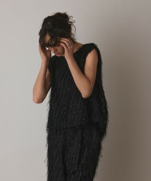 GRACE CONTINENTAL / グレースコンチネンタル カットソー | フリンジギャザートップ | 詳細24