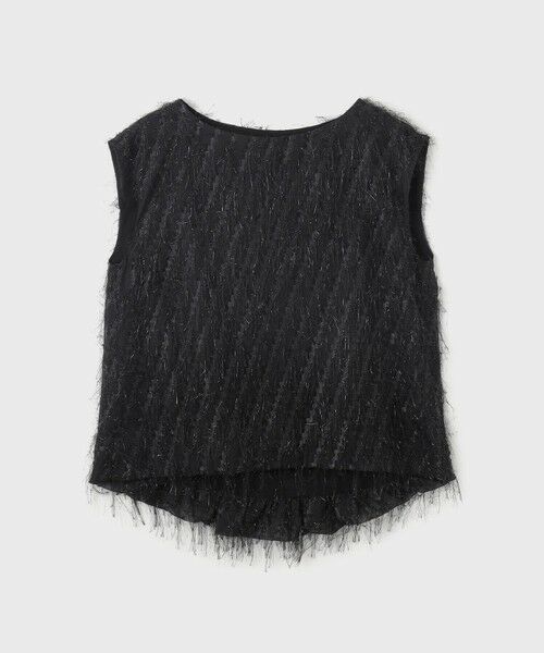 GRACE Class◆半袖カットソー/36/コットン/NVY/総柄 CU/DUNGAREE TWILL PAINTED CITY PRINT SQUARE NECK DRESS(XS