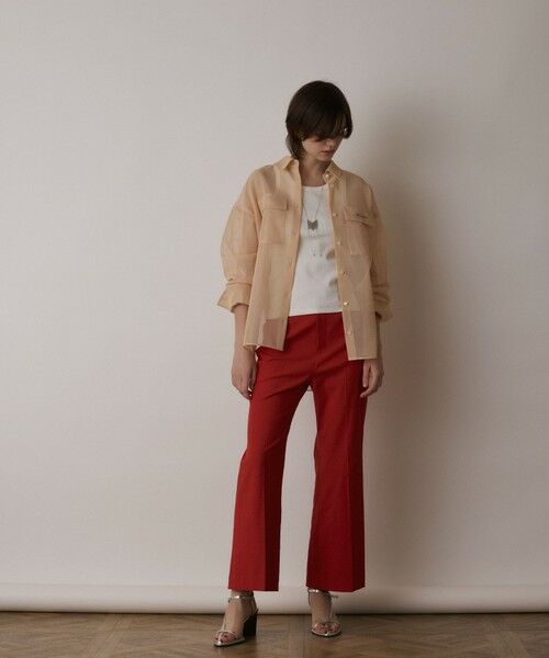 GRACE CONTINENTAL / グレースコンチネンタル シャツ・ブラウス | メッシュオーバーシャツ | 詳細12