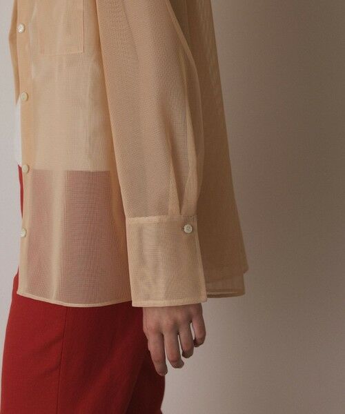 GRACE CONTINENTAL / グレースコンチネンタル シャツ・ブラウス | メッシュオーバーシャツ | 詳細20