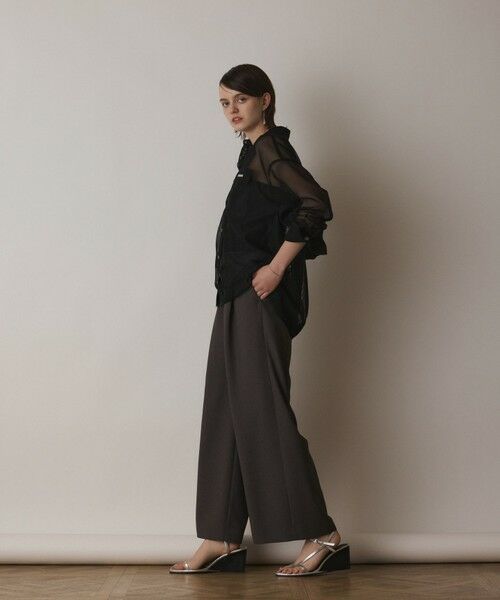 GRACE CONTINENTAL / グレースコンチネンタル シャツ・ブラウス | メッシュオーバーシャツ | 詳細23