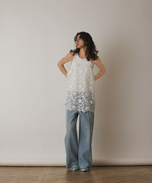 GRACE CONTINENTAL / グレースコンチネンタル キャミソール・チューブトップ | フラワーレースキャミソール | 詳細1
