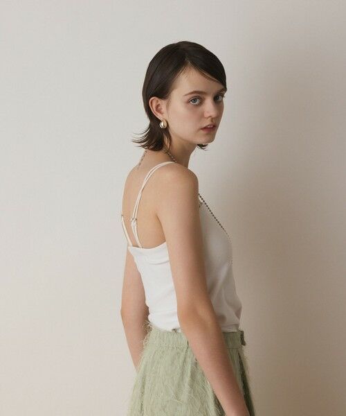 GRACE CONTINENTAL / グレースコンチネンタル キャミソール・チューブトップ | テレコベアトップ | 詳細4