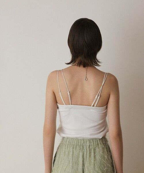 GRACE CONTINENTAL / グレースコンチネンタル キャミソール・チューブトップ | テレコベアトップ | 詳細5