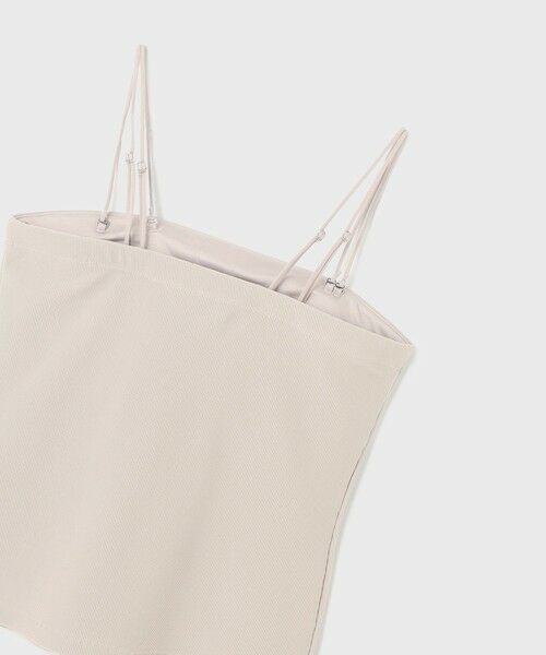GRACE CONTINENTAL / グレースコンチネンタル キャミソール・チューブトップ | テレコベアトップ | 詳細14