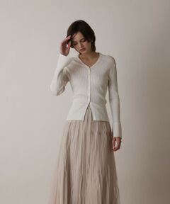 GRACE CONTINENTAL / グレースコンチネンタル ニット・セーター | ビジューリブニットトップ