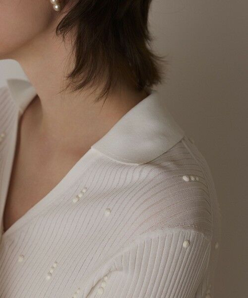 GRACE CONTINENTAL / グレースコンチネンタル ニット・セーター | ビジューリブニットトップ | 詳細8