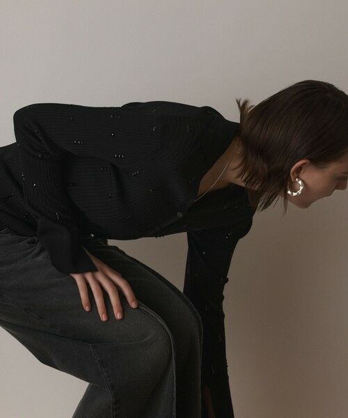 GRACE CONTINENTAL / グレースコンチネンタル ニット・セーター | ビジューリブニットトップ | 詳細14