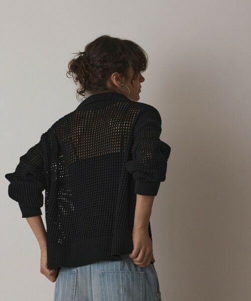 GRACE CONTINENTAL / グレースコンチネンタル ニット・セーター | メッシュVネックニットトップ | 詳細25