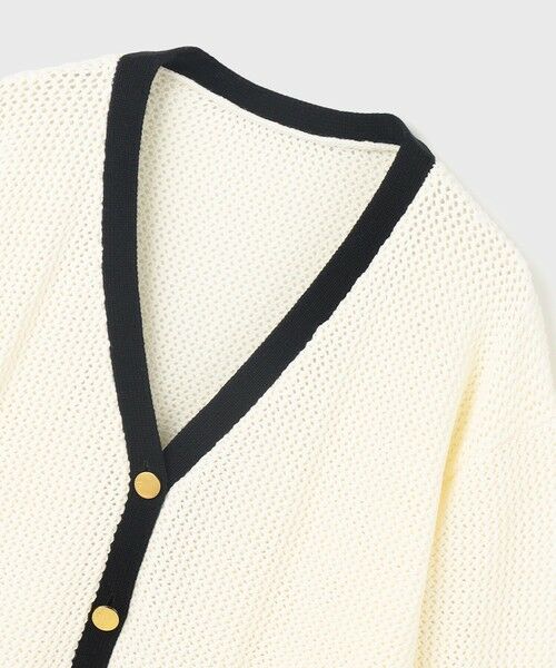 GRACE CONTINENTAL / グレースコンチネンタル カーディガン・ボレロ | メッシュラインニットカーディガン | 詳細12