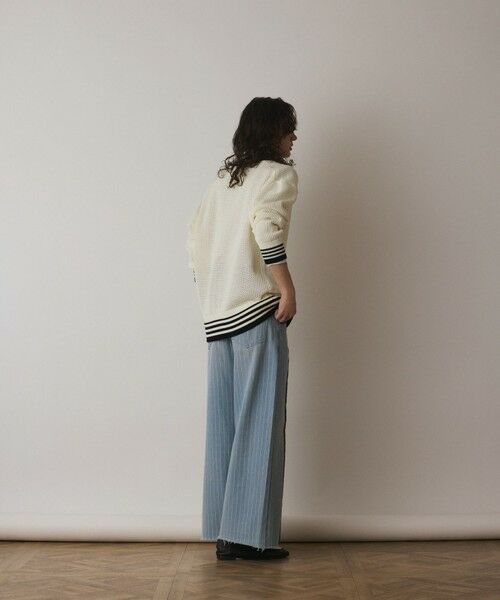 GRACE CONTINENTAL / グレースコンチネンタル カーディガン・ボレロ | メッシュラインニットカーディガン | 詳細3