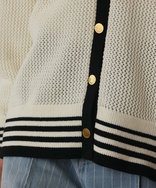 GRACE CONTINENTAL / グレースコンチネンタル カーディガン・ボレロ | メッシュラインニットカーディガン | 詳細7