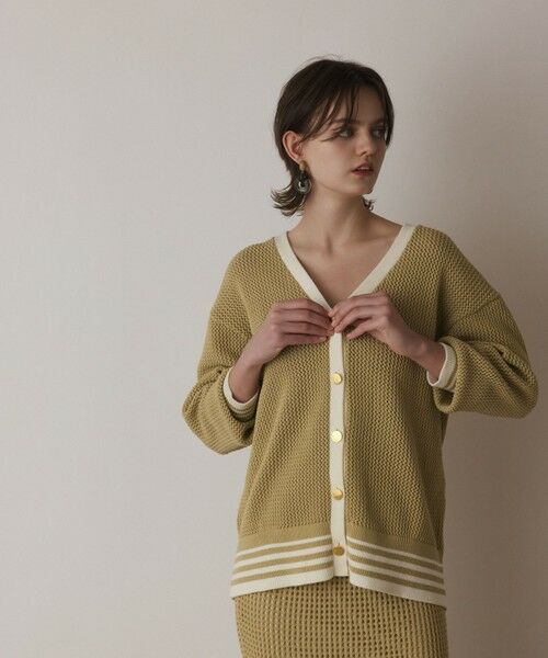 GRACE CONTINENTAL / グレースコンチネンタル カーディガン・ボレロ | メッシュラインニットカーディガン | 詳細19