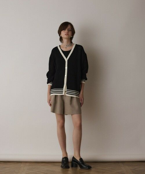 GRACE CONTINENTAL / グレースコンチネンタル カーディガン・ボレロ | メッシュラインニットカーディガン | 詳細22