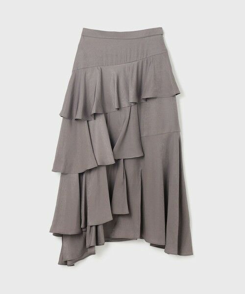 GRACE CONTINENTAL / グレースコンチネンタル ミニ・ひざ丈スカート | イレヘムサテンスカート | 詳細16