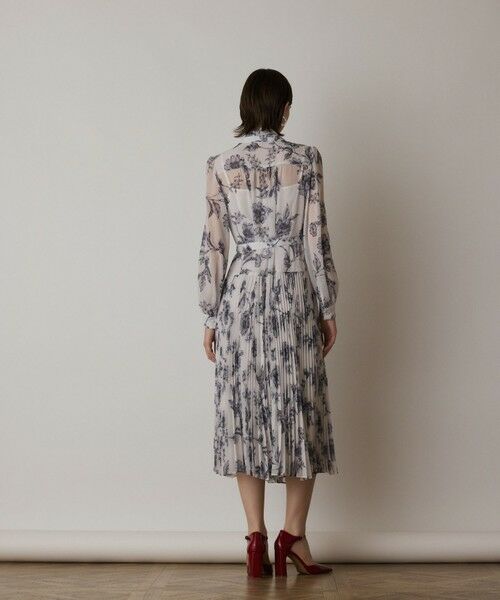 GRACE CONTINENTAL / グレースコンチネンタル ロング・マキシ丈ワンピース | フラワープリントプリーツワンピース | 詳細5