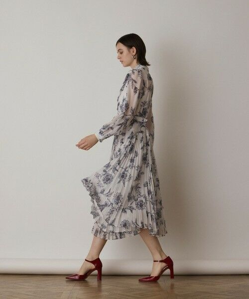 GRACE CONTINENTAL フローラルプリント ワンピース フラワーロゴプリントワンピース / GRACE CONTINENTAL | GRACE