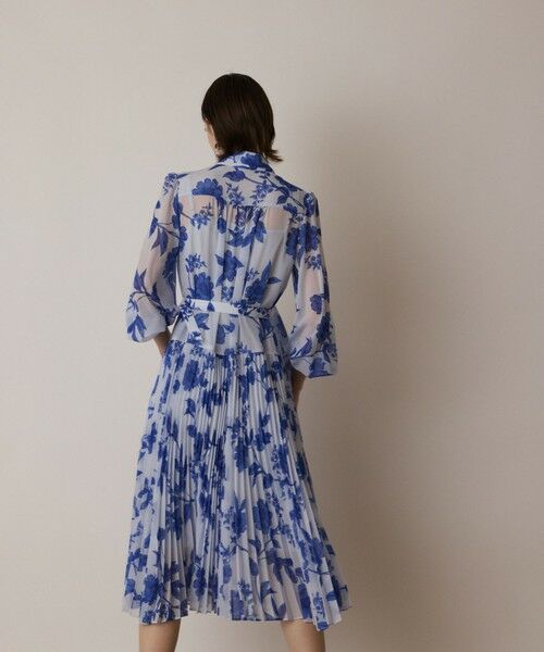 GRACE CONTINENTAL / グレースコンチネンタル ロング・マキシ丈ワンピース | フラワープリントプリーツワンピース | 詳細21