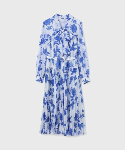 GRACE CONTINENTAL / グレースコンチネンタル ロング・マキシ丈ワンピース | フラワープリントプリーツワンピース | 詳細30