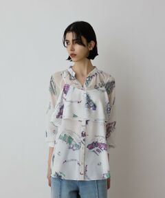 GRACE CONTINENTAL / グレースコンチネンタル シャツ・ブラウス | スーヴェニールプリントブラウス