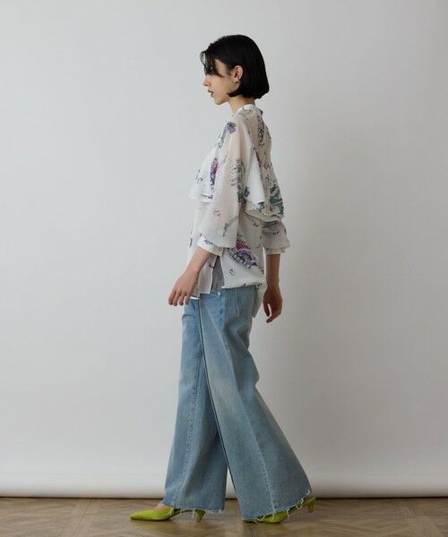 GRACE CONTINENTAL / グレースコンチネンタル シャツ・ブラウス | スーヴェニールプリントブラウス | 詳細4