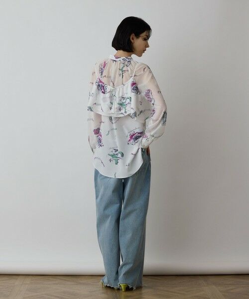 GRACE CONTINENTAL / グレースコンチネンタル シャツ・ブラウス | スーヴェニールプリントブラウス | 詳細5